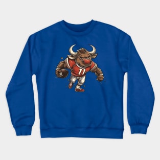 Bulls American Football Crewneck Sweatshirt